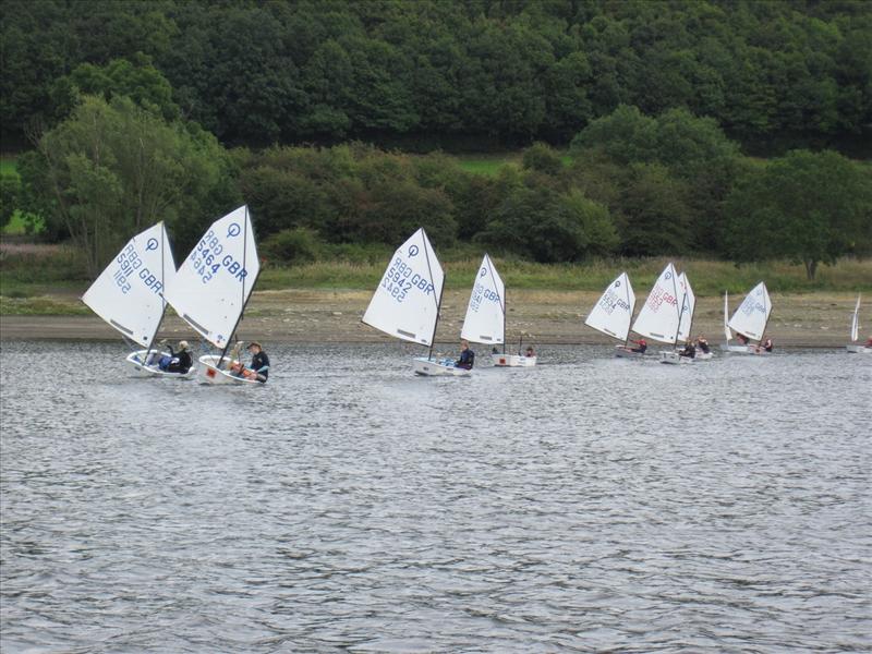 Midland Optimist Team Open Series at Ogston photo copyright John Edwards taken at Ogston Sailing Club and featuring the Optimist class