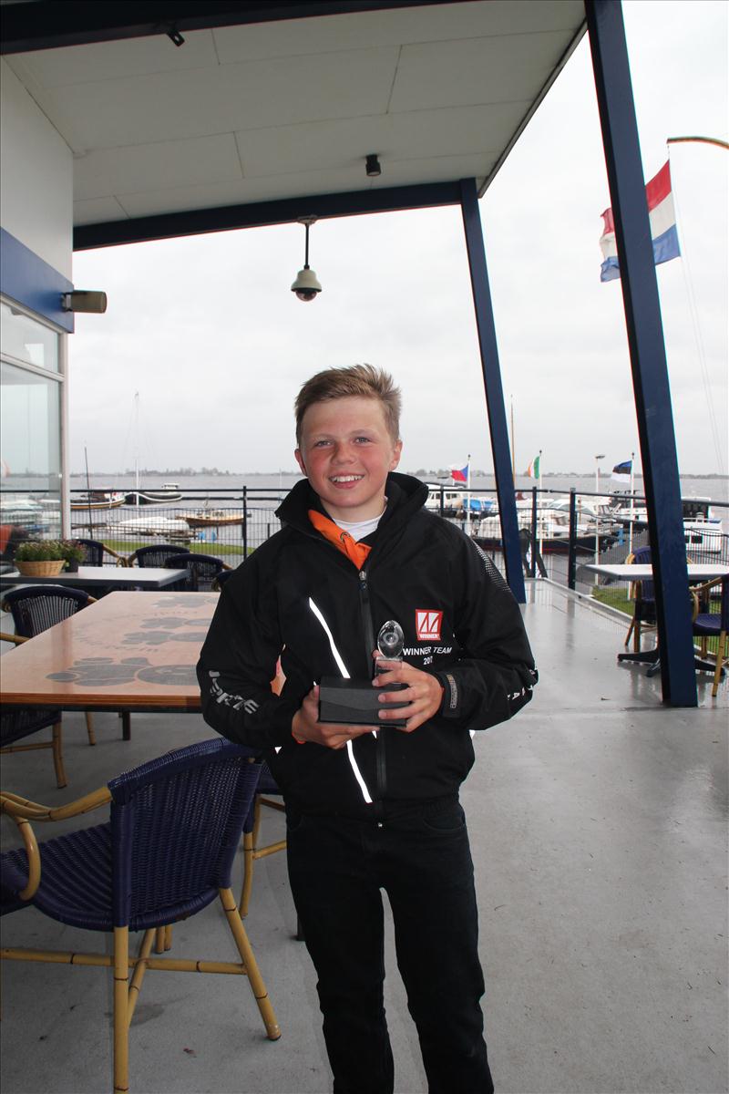David Labrouche is second overall at the Magic Marine Brassermermeer Optimist Easter Regatta photo copyright Alan Williams taken at  and featuring the Optimist class