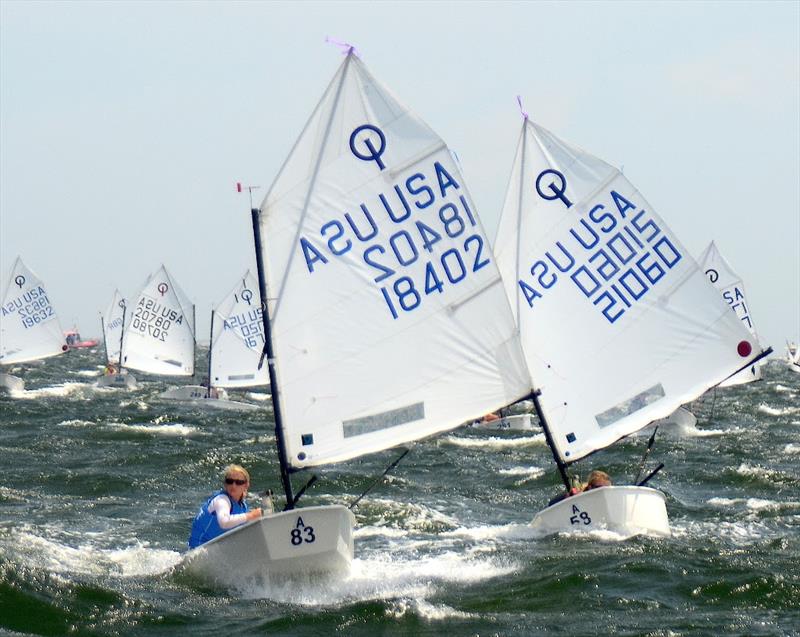 The Optimist Nationals at Pensacola Yacht Club are really three championships sailed in a week... the Optimist National Championship, the Optimist Girls National Championship, and the Optimist Team Race National Championship photo copyright Talbot Wilson taken at Pensacola Yacht Club and featuring the Optimist class