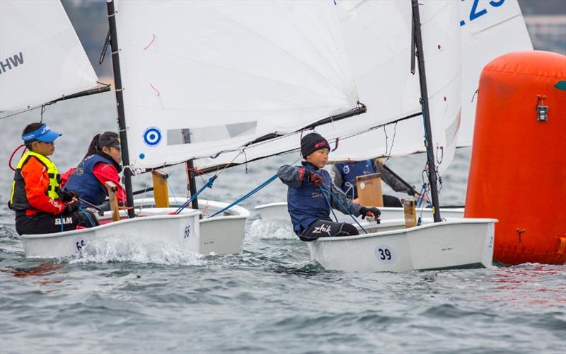 Day 1 - Hong Kong Race Week photo copyright Guy Nowell / RHKYC taken at Royal Hong Kong Yacht Club and featuring the Optimist class