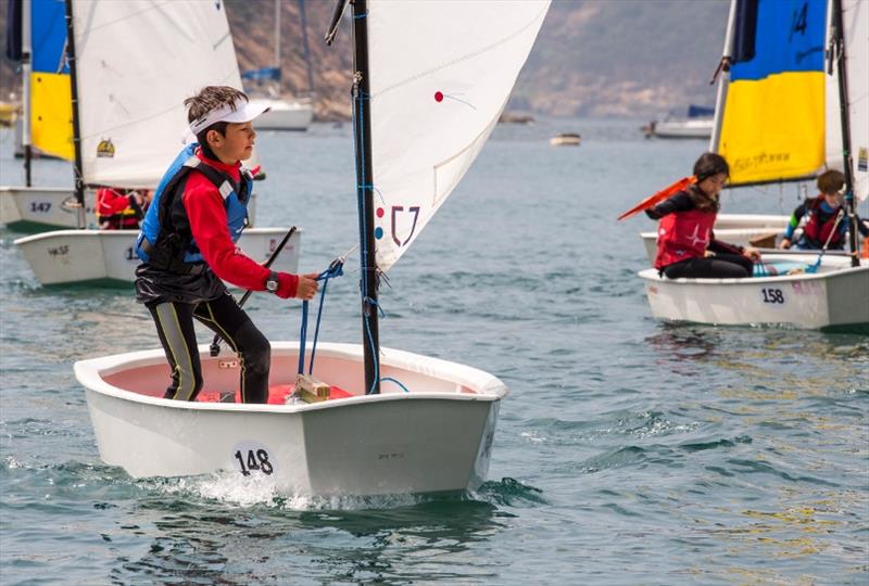 Optimist green fleet - Hong Kong Race Week - photo © RHKYC / Guy Nowell