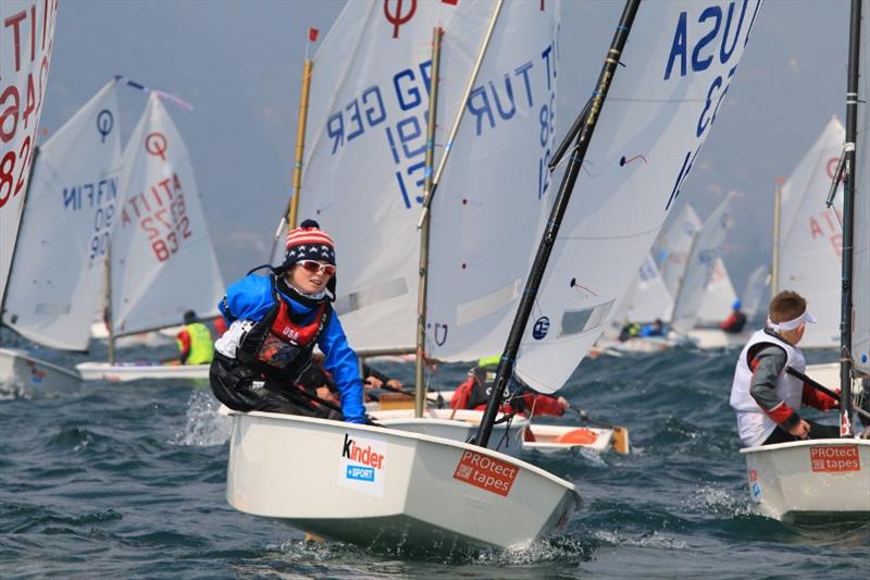 35th Lake Garda Meeting Optimist photo copyright Elena Giolai taken at Fraglia Vela Riva and featuring the Optimist class