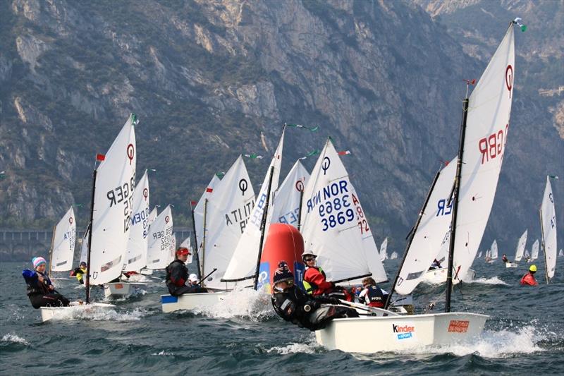 35th Lake Garda Meeting Optimist photo copyright Elena Giolai taken at Fraglia Vela Riva and featuring the Optimist class