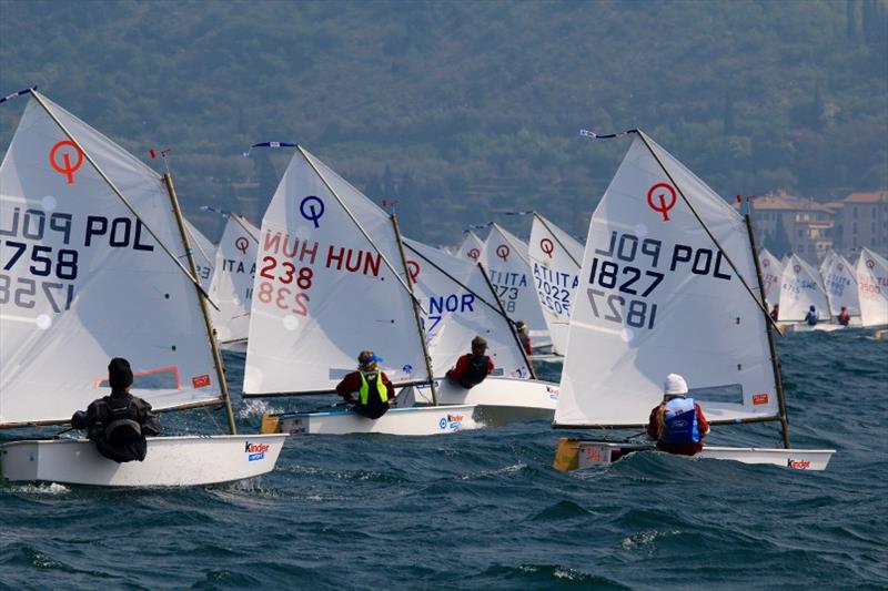 35th Lake Garda Meeting Optimist photo copyright Elena Giolai taken at Fraglia Vela Riva and featuring the Optimist class