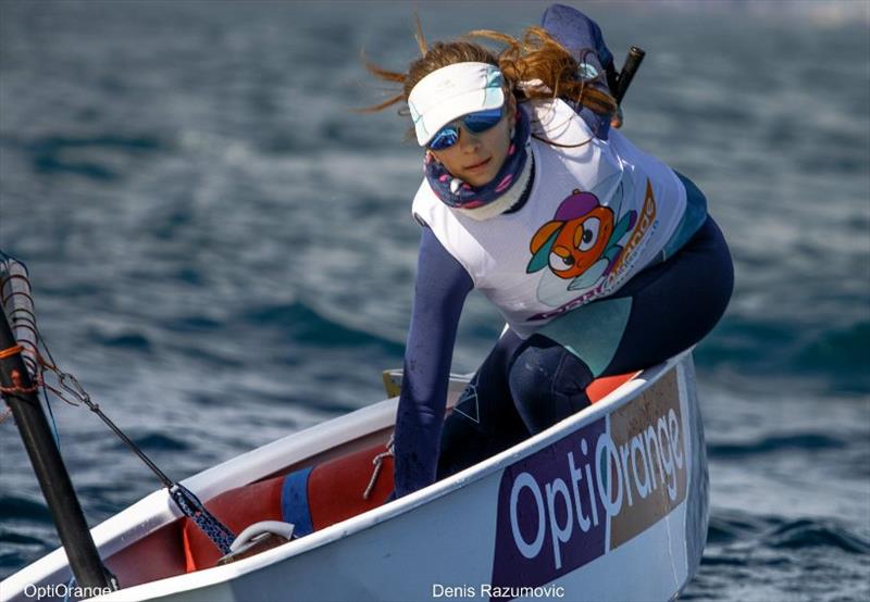 International OptiOrange Regatta photo copyright Denis Razumovich taken at Real Club Nautico Valencia and featuring the Optimist class