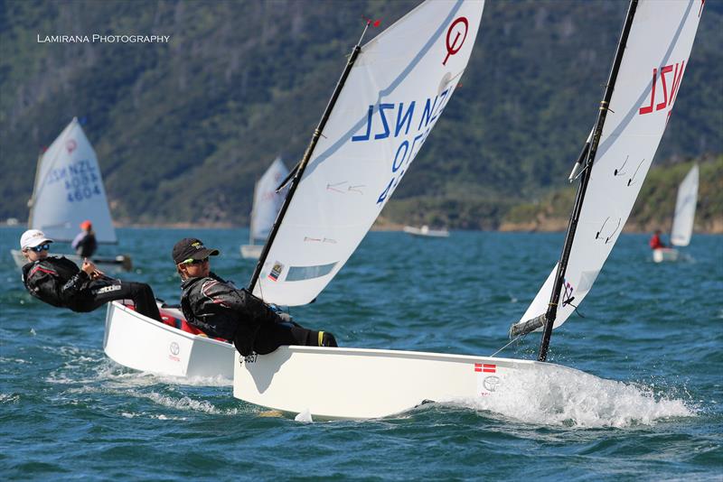 Sailors go - Day 3 - Toyota NZ Optimist National Championships - April 2, 2018 - photo © Lamirana Photography