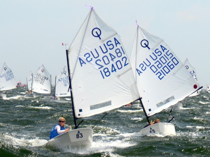 The USA Junior Olympic Sailing Festival at Pensacola Yacht Club June 29-July1 offers racing in Laser classes, Club 420's and International Optimist Dinghies - photo © Talbot Wilson