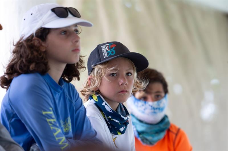 Sailors listen to coaches in the TOTE Maritime Clinic - photo © Matis Capizzano / www.capizzano.com