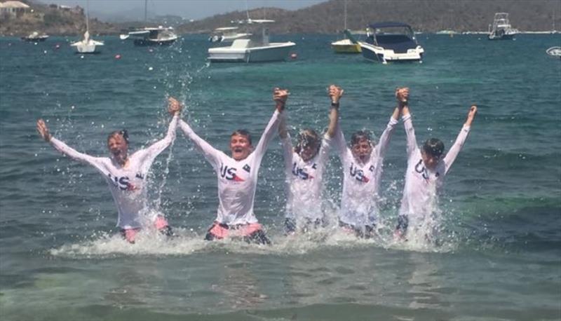 Worlds Team USA - International Optimist Team Race Regatta photo copyright Mattias Cappizzano taken at  and featuring the Optimist class