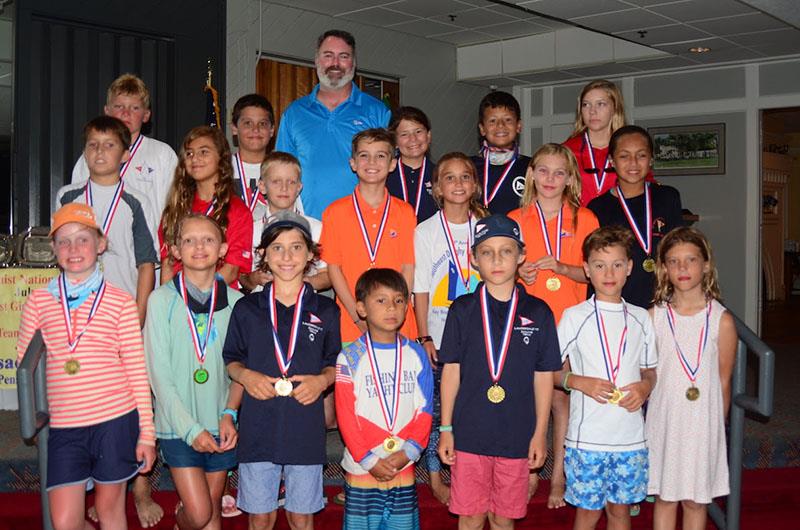 Green Fleeters had an excellent regatta under the guidance of Principal Race Officer Bert Rice at the 2018 Optimist National Championship sailed out of Pensacola Yacht Club photo copyright Talbot Wilson taken at Pensacola Yacht Club and featuring the Optimist class