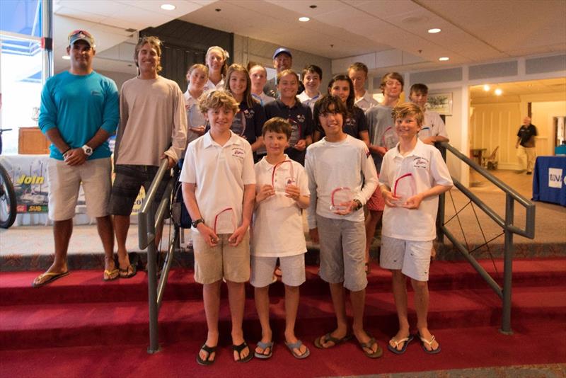 Coral Reef YC  Spectra took first place in the Silver fleet at the USODA 2018 Optimist Team Race National Championship sailed out of Pensacola Yacht Club Sailing for CRSC Spectra photo copyright Talbot Wilson taken at Pensacola Yacht Club and featuring the Optimist class