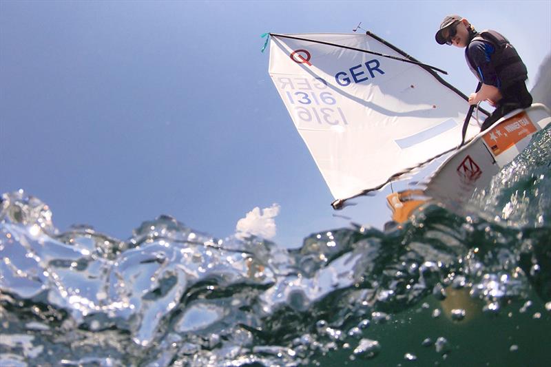 2018 German Championship Optimist Open photo copyright Elena Giolai taken at Circolo Vela Arco and featuring the Optimist class