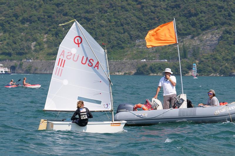 2018 German Championship Optimist Open photo copyright Elena Giolai taken at Circolo Vela Arco and featuring the Optimist class