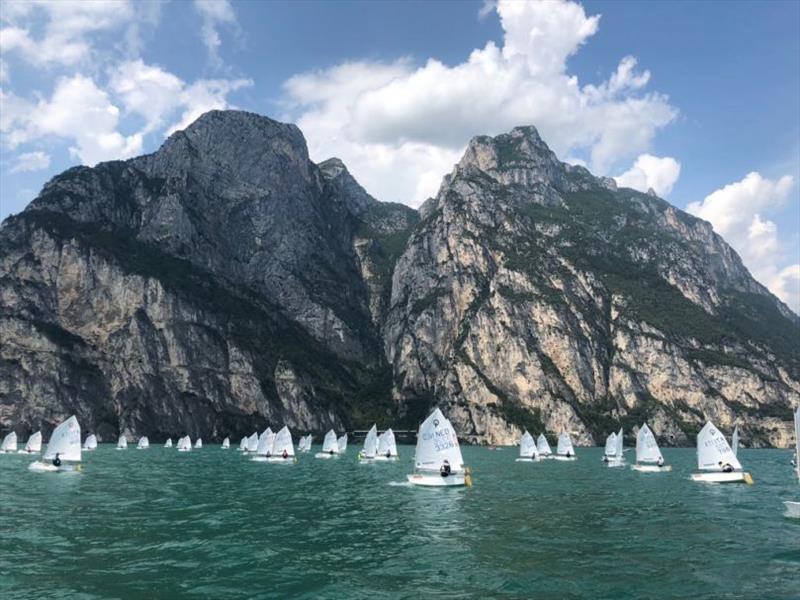 Optimist/Ora Cup Ora Optimist in Lake Garda photo copyright Emilio Santinelli taken at Circolo Vela Arco and featuring the Optimist class