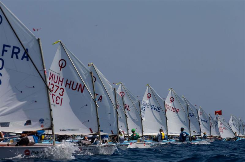 2018 Optimist World Championship photo copyright Matias Capizzano taken at Famagusta Nautical Club and featuring the Optimist class