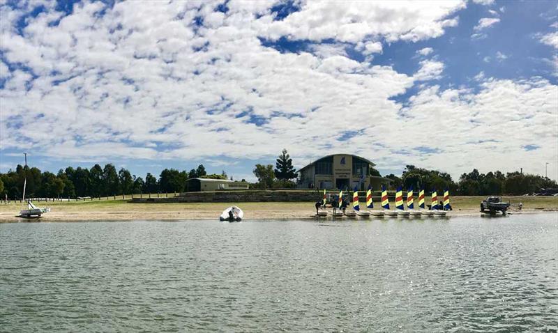 Southport Yacht Club opening launch of the Club's fourth facility, Oxenford Watersports Centre photo copyright Bronwen Hemmings taken at  and featuring the Optimist class