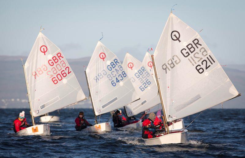 RYA Scotland Winter Championships at Largs photo copyright Marc Turner taken at Largs Sailing Club and featuring the Optimist class