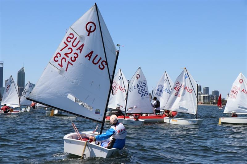 Dinghy fleet at Royal Perth Yacht Club - photo © Royal Perth Yacht Club