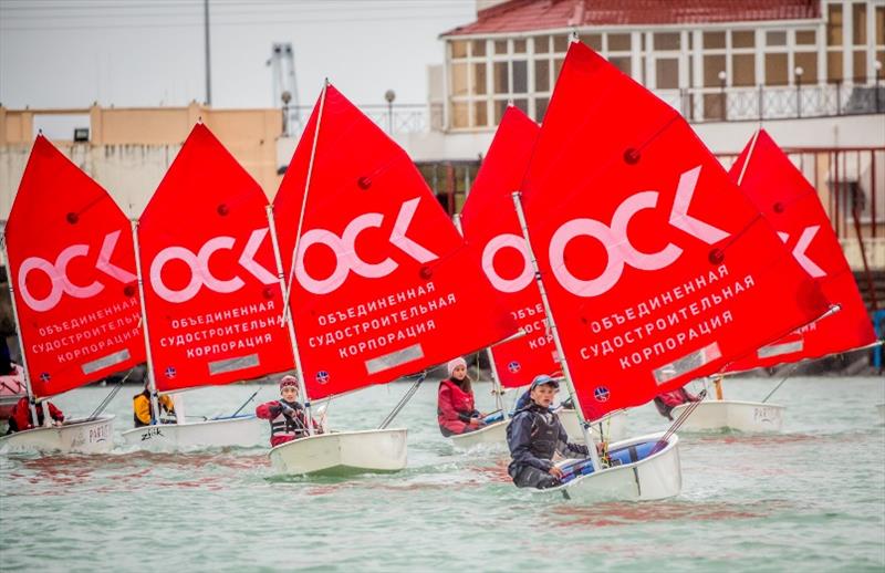 National Sailing League 1st Stage photo copyright Sheremetev Andrey taken at  and featuring the Optimist class