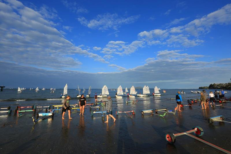 Toyota NZ Optimist Nationals - Day 2, Murrays Bay Sailing Club - April 2019 - photo © Murrays Bay SC