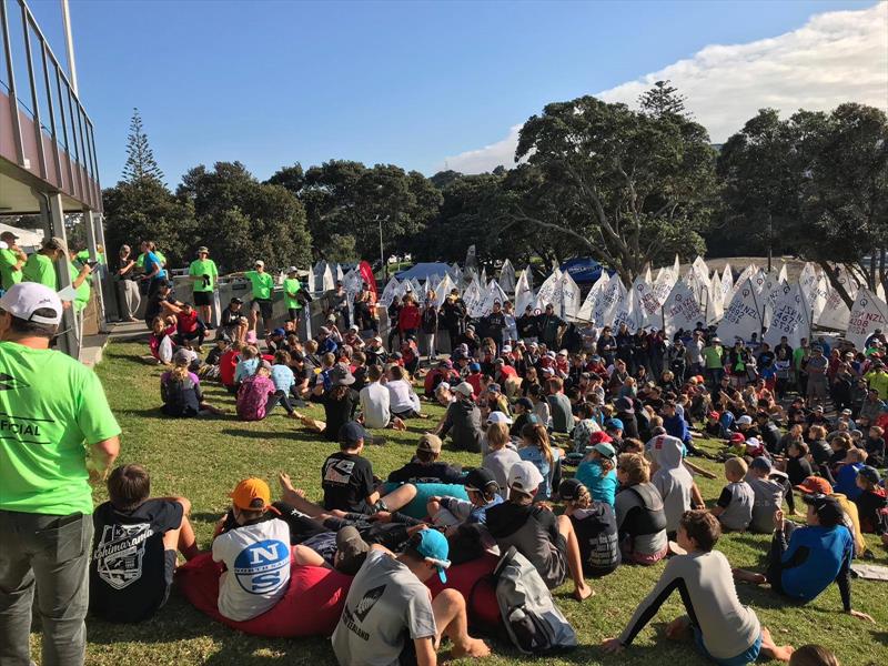 Toyota NZ Optimist Nationals - Day 2, Murrays Bay Sailing Club - April 2019 photo copyright Murrays Bay SC taken at Murrays Bay Sailing Club and featuring the Optimist class