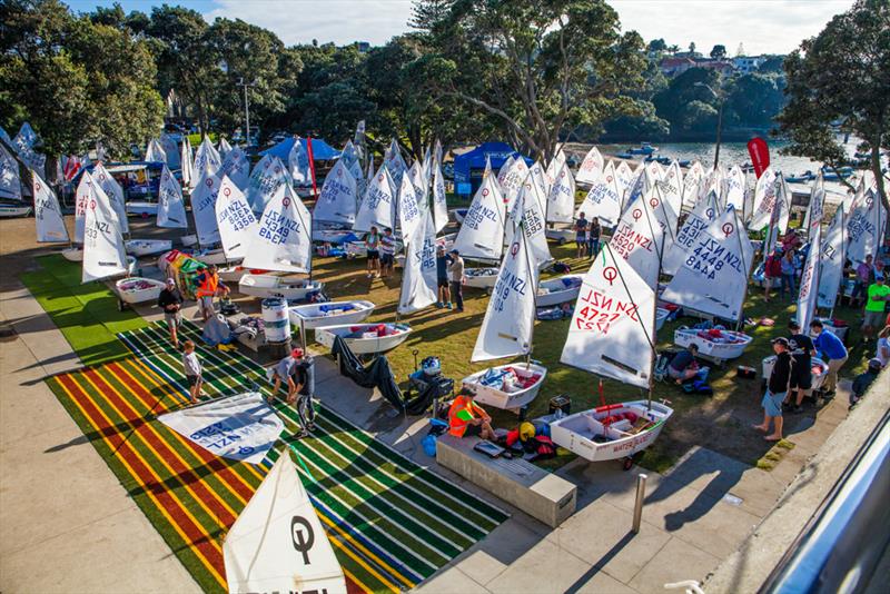 Toyota NZ Optimist Nationals - Day 2, Murrays Bay Sailing Club - April 2019 photo copyright Rachel von Zalinski taken at Murrays Bay Sailing Club and featuring the Optimist class