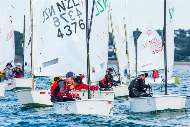 Toyota NZ Optimist Nationals - Day 2, Murrays Bay Sailing Club - April 2019 - photo © Rachel von Zalinski