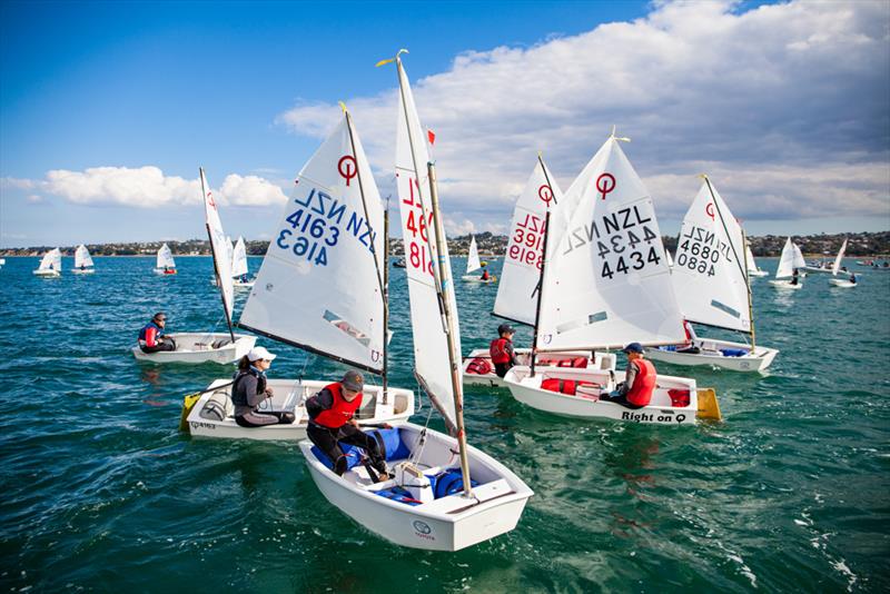 Toyota NZ Optimist Nationals - Day 2, Murrays Bay Sailing Club - April 2019 photo copyright Rachel von Zalinski taken at Murrays Bay Sailing Club and featuring the Optimist class