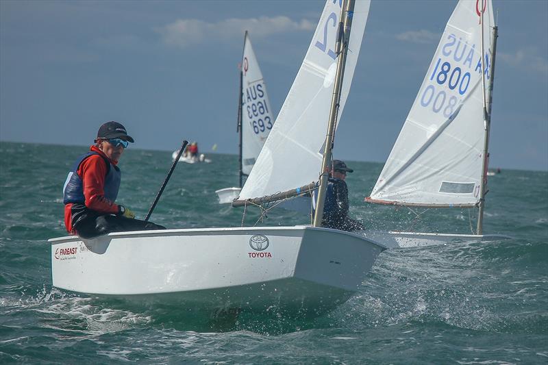 Matty Goss (AUS) Royal Brighton YC - Day 6 - 2019 Toyota New Zealand Optimist National Championships, Murrays Bay, April 2019 - photo © Richard Gladwell