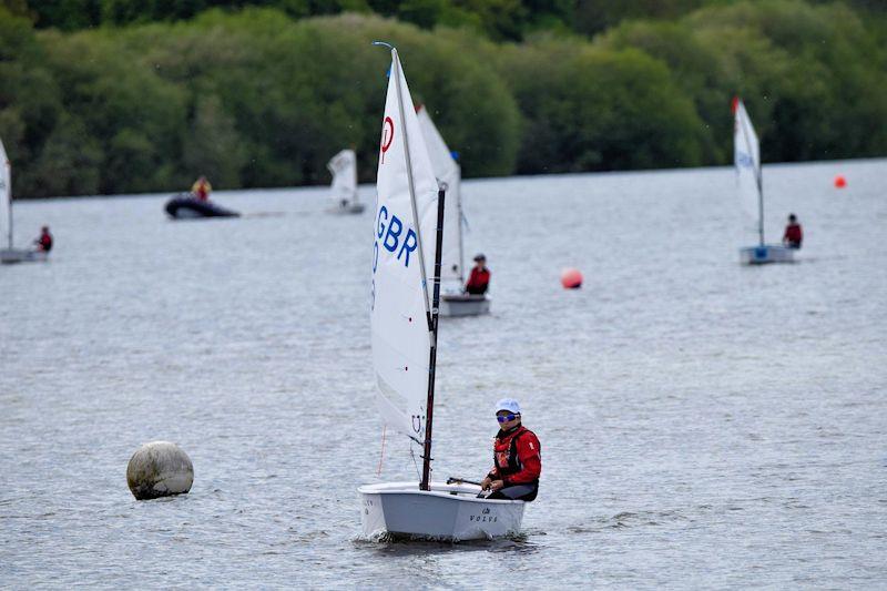 IOCA South East Optimist Travellers Series at Weir Wood photo copyright Steve Day taken at Weir Wood Sailing Club and featuring the Optimist class
