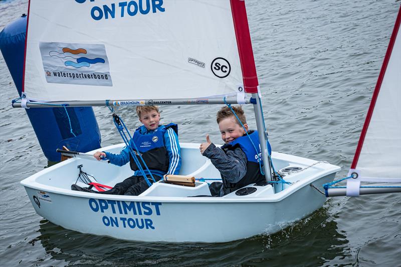 Optimist on Tour - Medemblik Regatta Nautical Festival, Day 2 photo copyright Sander van der Borch taken at  and featuring the Optimist class