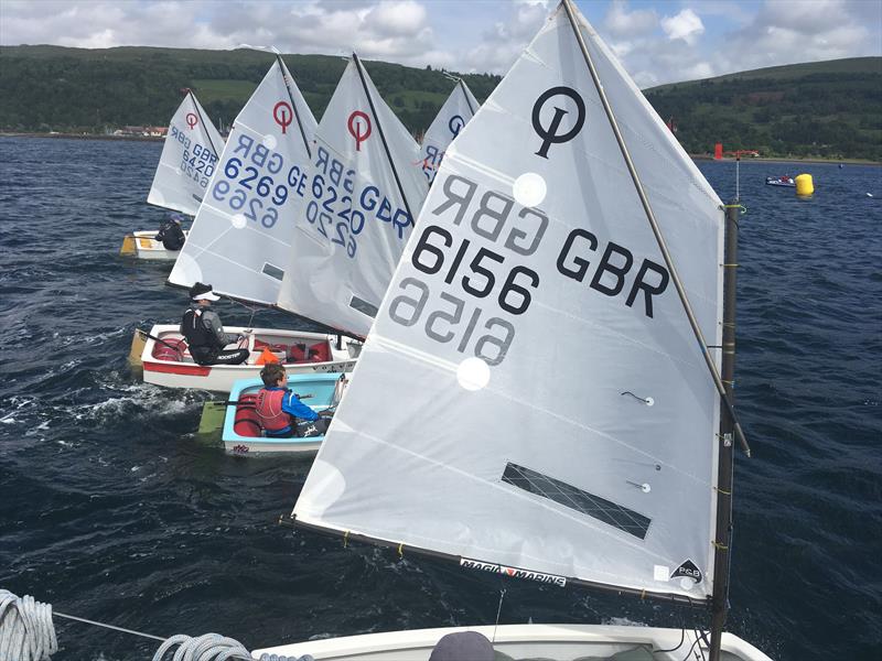 Sailingfast Scottish Optimist Traveller Series at Largs photo copyright Brendan Docherty taken at Largs Sailing Club and featuring the Optimist class