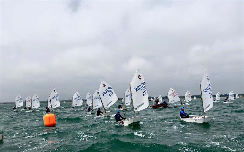 Berthon Marina Optimist open meeting at Royal Lymington - photo © Vicky Leen