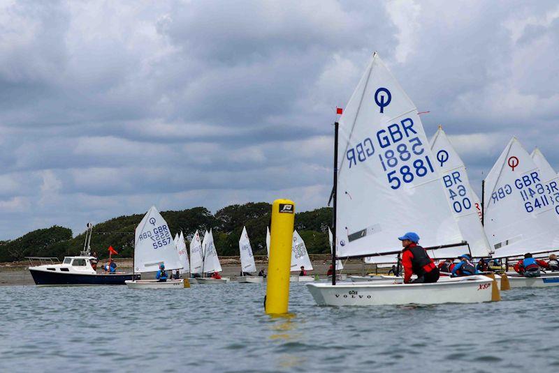 Optimist open meeting at Bosham - photo © Dave Dobrijevic / www.dynamicsails.com