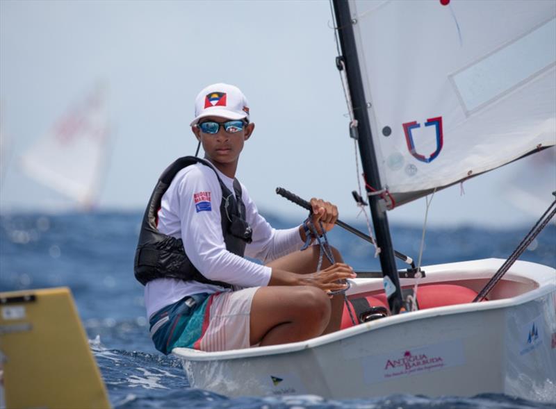 Tensions run high during Optimist Worlds final day of qualifiers - 2019 Optimist World Championship photo copyright Matias Capizzano taken at Antigua Yacht Club and featuring the Optimist class