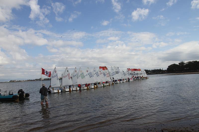 Catamaran and dinghy senior and junior fleet action at WinterBash - photo © Mark Dawson