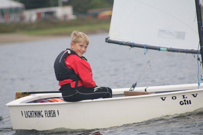 Theo Smith wins Under 12 category - RYA Midlands Youth Series Finale at Bartley photo copyright Kerry Webb taken at Bartley Sailing Club and featuring the Optimist class