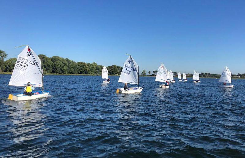 Optimist Midland Area Championship at South Staffordshire photo copyright Andy Hateley taken at South Staffordshire Sailing Club and featuring the Optimist class