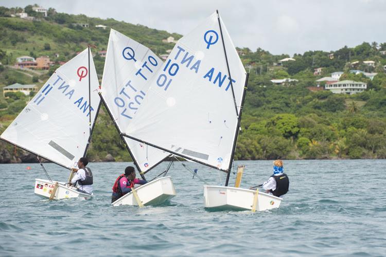 2019 Caribbean Sailing Week photo copyright Ted Martin taken at Antigua Yacht Club and featuring the Optimist class