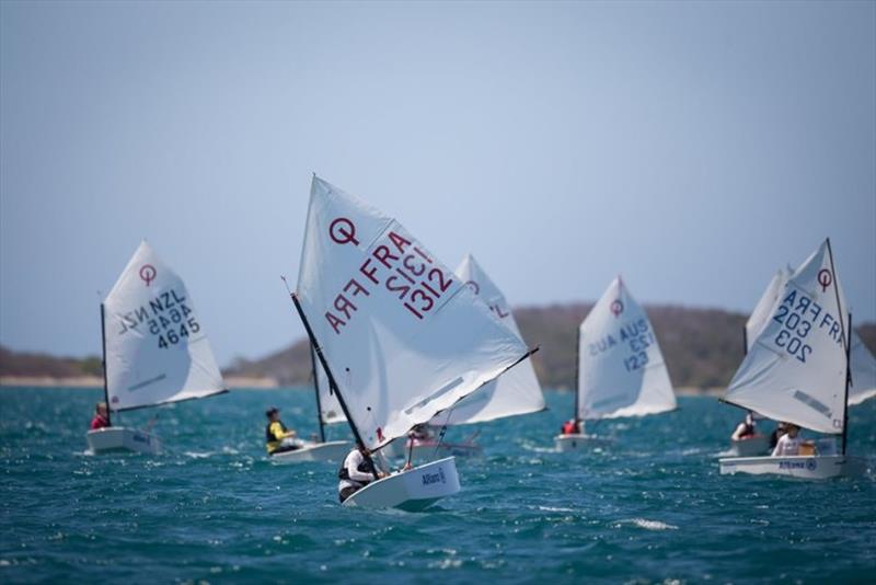 Optimist fleet at 2019 Allianz Championship photo copyright SRC Noumea Sailing taken at Cercle Nautique Calédonien and featuring the Optimist class