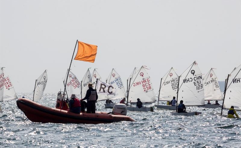 Hong Kong Race Week 2019 photo copyright Guy Nowell / RHKYC taken at Royal Hong Kong Yacht Club and featuring the Optimist class