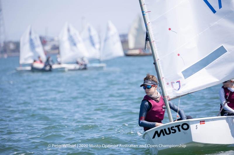 Teams Racing got underway at the Optimist Nationals today - 2020 Musto Optimist Australian and Open Championship, Day 1 photo copyright Peter Withiel taken at Royal Yacht Club of Victoria and featuring the Optimist class