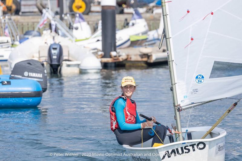 A total of 227 boats are competing in the event - 2020 Musto Optimist Australian and Open Championship photo copyright Peter Withiel taken at Royal Yacht Club of Victoria and featuring the Optimist class