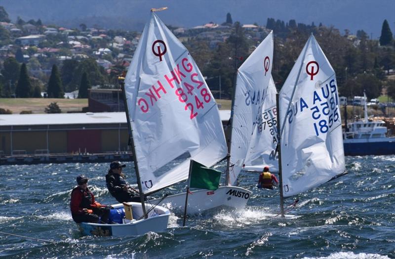 Tasmanian Optimist State Championship and Green Fleet Regatta photo copyright Jane Austin taken at  and featuring the Optimist class