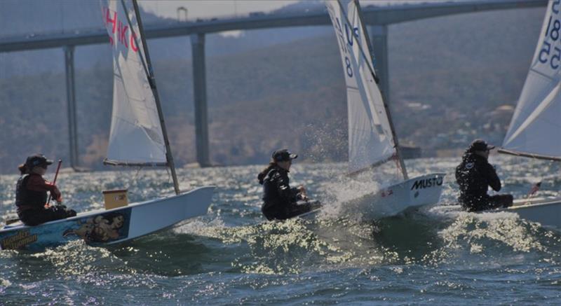 Tasmanian Optimist State Championship and Green Fleet Regatta photo copyright Jane Austin taken at  and featuring the Optimist class