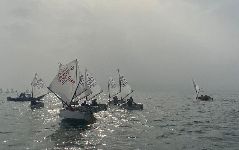 Team GBR at the 2020 Optimist European Championship - photo © Clare Sargent