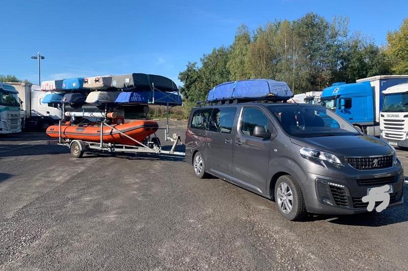 Team GBR at the 2020 Optimist European Championship - delivery - photo © Clare Sargent