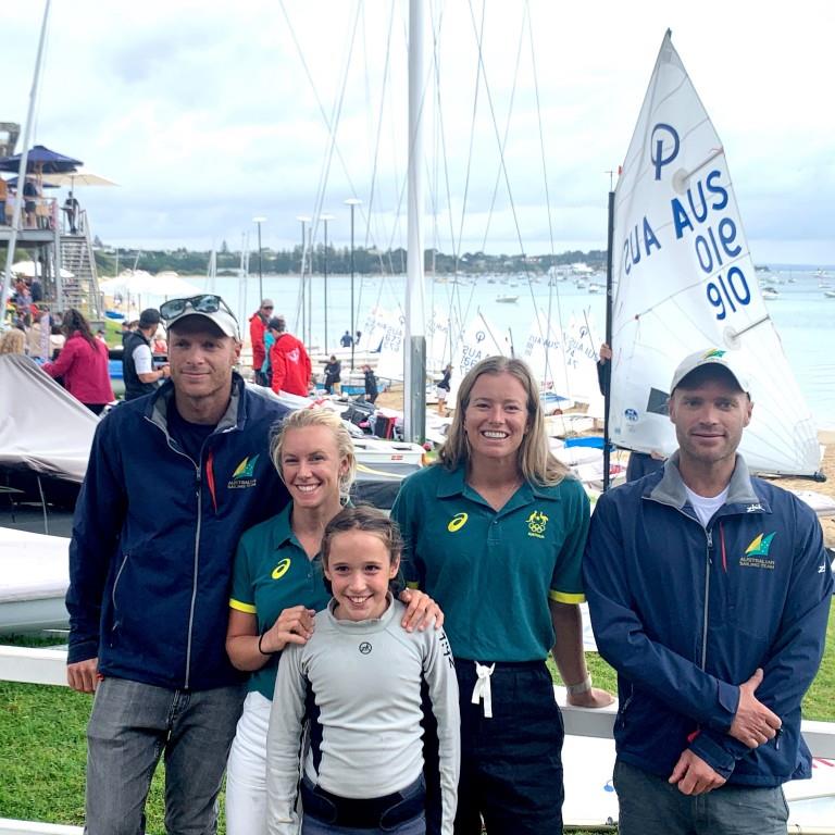 Opti sailors at Australia Day at Sorrento Sailing Couta Boat Club  photo copyright Australian Sailing Team taken at Sorrento Sailing Couta Boat Club and featuring the Optimist class