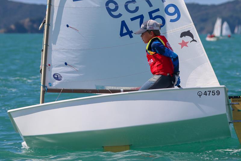 Matteo Barker - White Fleet Champion - 2021 Toyota Optimist Championships - Maretai - April 2021 photo copyright Yachting New Zealand taken at  and featuring the Optimist class