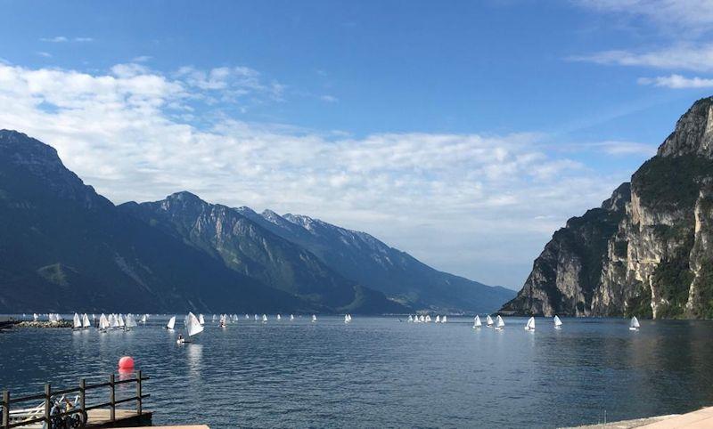 GBR sailors during the Optimist Youth Centenary Regatta at Lake Garda - photo © Anette Soyer